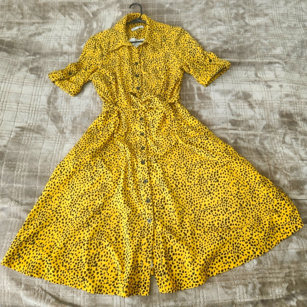 Shelby & Palmer, Leopard Print Dress, Size 12